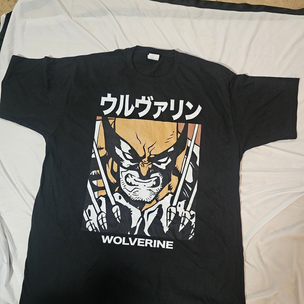 Wolverine Black Graphic T-Shirt